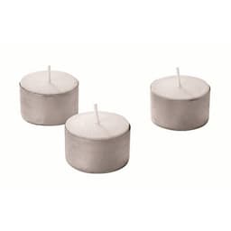 Lot de 50 bougies chauffe-plat 8 heures blanc - Image principale