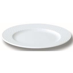 Assiette plate en porcelaine ø23 cm blanc-Polo - Image principale