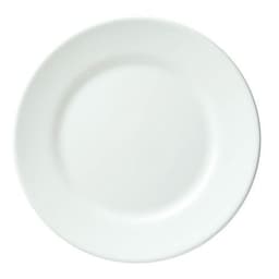 Assiette creuse en verre trempé ø22,5 cm blanc-Restaurant-Arcoroc - Image principale