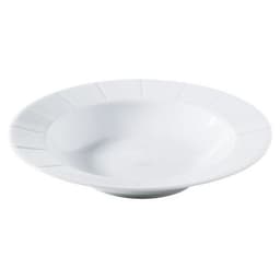 Assiette creuse en porcelaine ø23 cm blanc-S'Food - Image principale