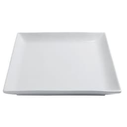 Assiette carrée plate en porcelaine-Clelia - Image principale