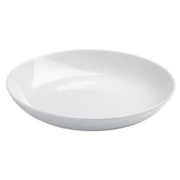 Assiette plate en porcelaine blanc-Eloa - Image principale