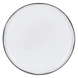 Assiette plate en porcelaine ø26 cm blanc-Caractere-Revol - Image principale