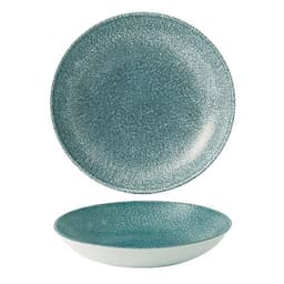 Assiette creuse en porcelaine ø18,2 cm 42,6cl topaz-Raku-Churchill - Image principale