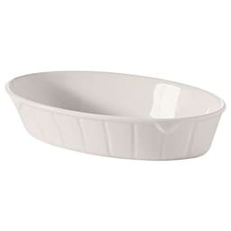 Plat sabot ovale en porcelaine 43cl blanc-S'Food - Image principale