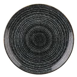 Assiette plate en porcelaine ø16,5 cm noir-Studio Print-Churchill - Image principale