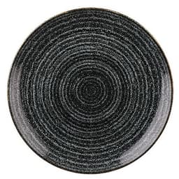 Assiette plate en porcelaine ø26 cm noir-Studio Print-Churchill - Image principale