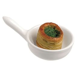 Mini Poêlon en porcelaine 6cl blanc - EO - Image principale