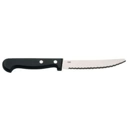 Couteau à steak en inox avec une lame microdentée 21,5 cm - Image principale