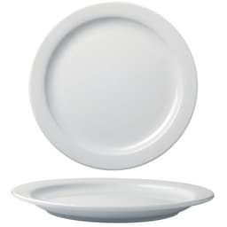 Assiette plate en porcelaine ø20,5 cm blanc-Clery - Image principale