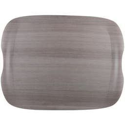 Plateau en stratifié 43x33 cm gris-Wave-Roltex - Image principale