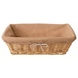 Corbeille à pain en tissu/osier - Image principale