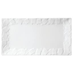 Assiette rectangulaire plate en porcelaine-Mozaïk - Image principale