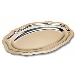Plat ovale en inox-Pompadour - Image principale