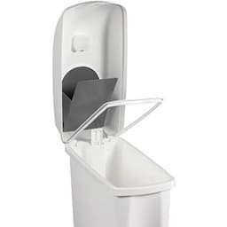 Poubelle pour serviettes hygiéniques - 17 L Blanc - Image 2