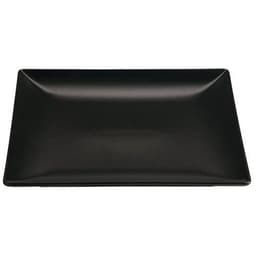 Assiette carrée en grès-Kuro - Image principale