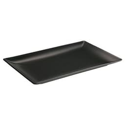 Assiette rectangulaire en grès-Kuro - Image principale