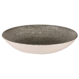 Assiette creuse en porcelaine topaz-Raku - Image principale