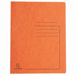 Lot de 25 Chemises à lamelle carte lustrée - A4-Orange - Image principale