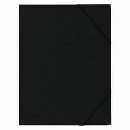 Lot de 25 Chemises à élastique sans rabats carte lustrée - A4-Noir - Image principale