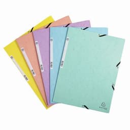 Lot 50 Chemises à élastiques carte lustrée Aquarel assorties - Image principale