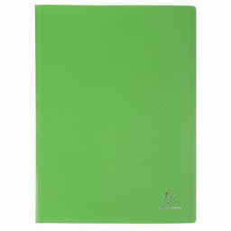 Lot de 10 Protège-doc en PP 5/10e OPAK poch. Cristal 100 vues Vert - Image principale