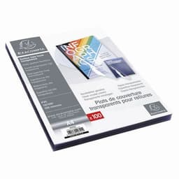 Boite de 100 plats pour relier PVC 15x100e - A4-Cristal - Image principale
