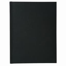 Registre 29,7x21cm 5x5 folioté 200 pages-Noir toilé - Image principale