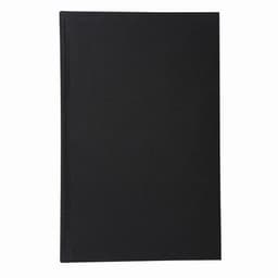 Registre 35x22,5cm 5x5 folioté 400 pages-Noir toilé - Image principale