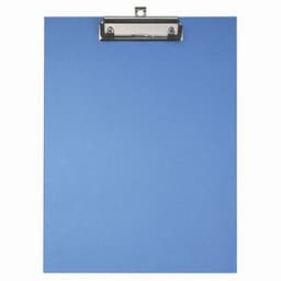 Lot de 10 Porte-bloc papier enduit - Format 23x32cm pour A4-Bleu - Image principale