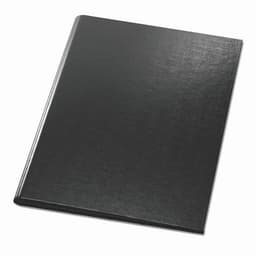 Lot de 10 Porte-bloc à rabat papier enduit - Format pour A4-Noir - Image principale