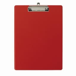 Lot de 10 Porte-bloc avec pochette - Format 23x32cm pour A4-Rouge - Image principale