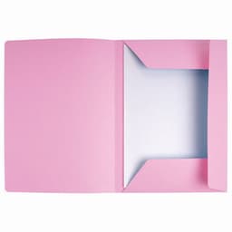 Lot de 50 Chemises imprimées 3 rabats SUPER 210 - 24x32cm-Rose - Image 2