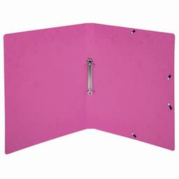 Lot de 10 Classeur 2 anneaux 15mm carte lustrée imprimée - A4-Rose - Image 2