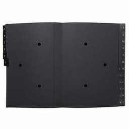Lot de 8 Trieur rigide Economique Ordonator 24 compartim. alp. Noir - Image 2