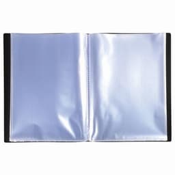 Lot de 8 Protège-doc en PP 5/10e OPAK pochettes Cristal 200 vues Noir - Image 2