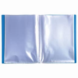 Lot de 8 Protège-doc en PP 5/10e OPAK poch. Cristal 200 vues -Bleu - Image 2