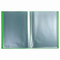 Lot de 12 Protège-doc en PP 5/10e OPAK poch. Cristal 60 vues -Vert - Image 2