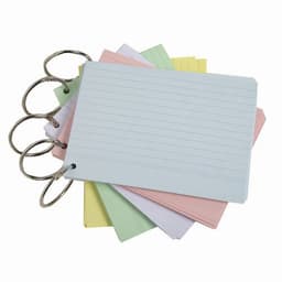 Set de 19 Pk de 50 Flashcards s film+ann. bristol perforé A7assorties - Image 3