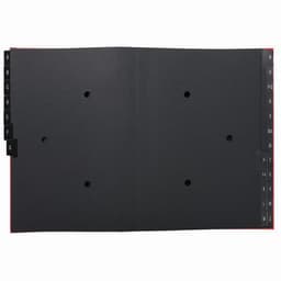 Lot de 8 Trieur rigide Economique Ordonator 24 compartim. Alp. Rouge - Image 3