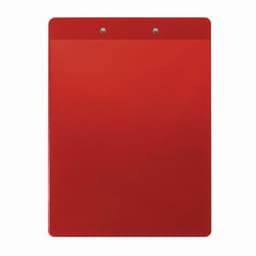 Lot de 10 Porte-bloc avec pochette - Format 23x32cm pour A4-Rouge - Image 3