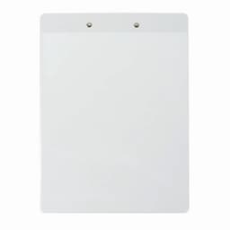 Lot de 10 Porte-bloc avec pochette - Format 23x32cm pour A4-Blanc - Image 3