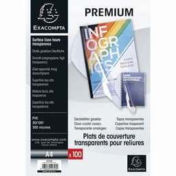 Boite de 100 plats pour relier PVC 30x100e - A4-Cristal - Image 4