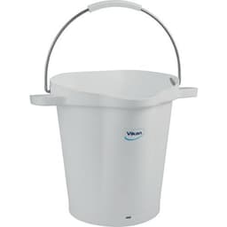 Lot de 5 Seau gradué, bec verseur, 20 L, Blanc - Image principale