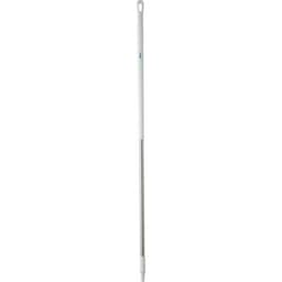 Lot de 5 Manche en acier inoxydable, Ø31 mm, 1510 mm, Blanc - Image principale