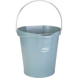 Lot de 6 Seau gradué, bec verseur, 12 L, Grise - Image principale