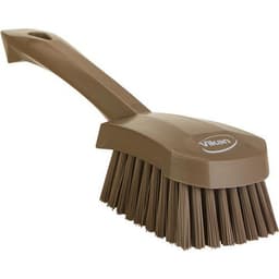 Lot de 10 Brosse à main, manche court, 270 mm, Dur, Marron - Image principale