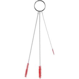 Lot de 10 Ensemble de 3 brosses, Ø2, Ø5, Ø6 mm, Souple, Rouge - Image principale