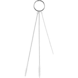 Lot de 10 Ensemble de 3 brosses, Ø2, Ø5, Ø6 mm, Souple, Blanc - Image principale