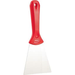 Lot de 10 Grattoir à main lame inox, 100 mm, Rouge - Image principale